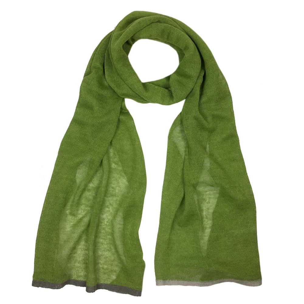 l01 linen scarf plain green.jpg